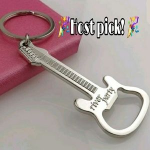 River party Guitar Key Chain bottle opener